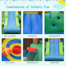 Kids Inflatable Jungle Bounce House Castle including Bag without Blower by LJGDeals