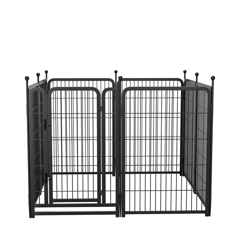 Dog Playpen 8 Panels 40' Height Heavy Duty Dog Fence Puppy Pen for Large Medium Small Dogs Indoor Outdoor Foldable Pet Exercise Pen
