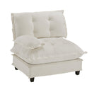 73 Inch LSF Chenille Sofa