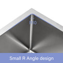 Modern Undermount Stainless Steel Kitchen Sink 16 Gauge, Deep Single Bowl