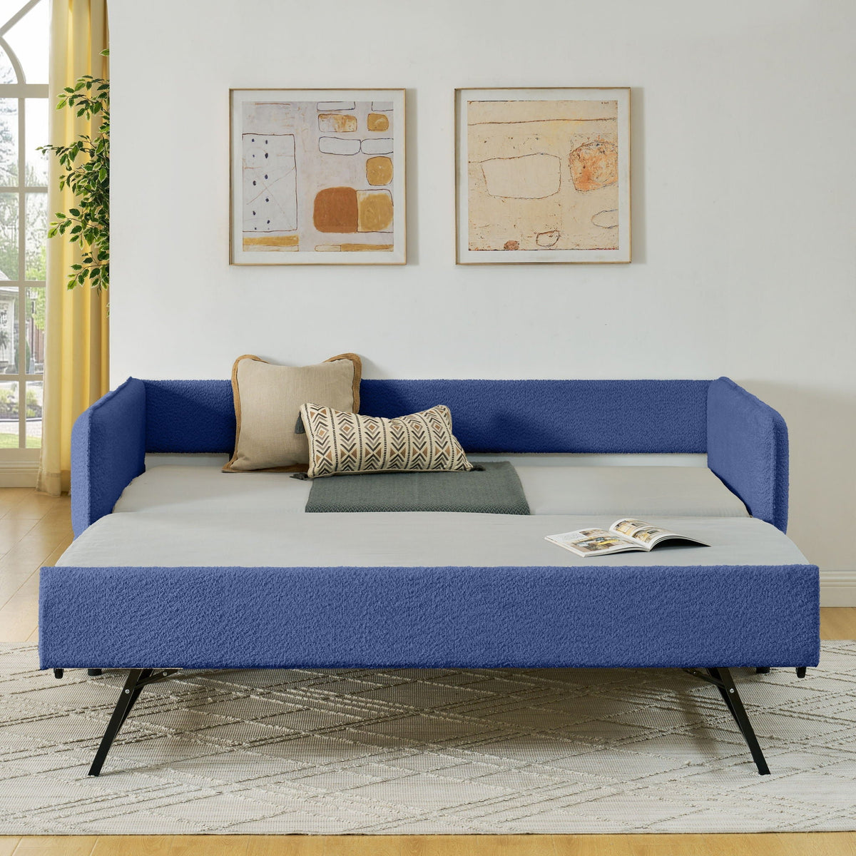 Upholstered Daybed With Pop Up Trundle, photo 26 of 27