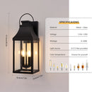 20" Outdoor Wall Light 2-Pack