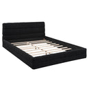 Upholstered Platform Bed With Headboard by HouseOfZazla