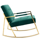 Accent Chair, leisure rocking chair with Stainless steel feet