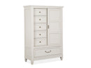 Willowbrook - Door Chest - Egg Shell White With Slight Rub Through by Unique Piece Furniture