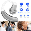 Wireless Earpiece Right In-Ear Wireless Earphone w/ Mic Earhook For Business Office Driving 120Hrs Playtime