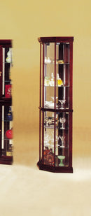 Huxley - Curio Cabinet (Corner) - Cherry by HouseOfZazla