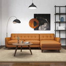 Allison - Mid-Century Modern Sectional Sofa Chaise by HouseOfZazla