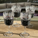 Paisley Acrylic Wine Glasses (Set of 4) by HouseOfZazla