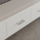 TV Stand With Slatted Drawers