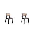 Versailles - Dining Chair With Cane Backrest (Set of 2) by HouseOfZazla