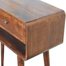 Sonata - Chestnut Console Table by HouseOfZazla