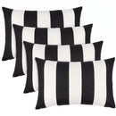 4 Pack Outdoor Lumbar Pillow Covers