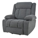 Power Lift Recliner Chair With Extended Footrest, Remote Control, Cup Holders, And Side Pockets by HouseOfZazla