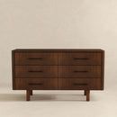 Logan - Dresser With 6 Drawers - Brown by Unique Piece Furniture
