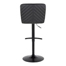 Henry - Contemporary Adjustable Barstool & Swivel With Rounded T Footrest (Set of 2)