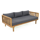 Claremont 3 Seater Daybed (Dark Gray)