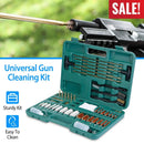 Universal Gun Cleaning Kit Gun Cleaning Brushes Mops Muff Guard w/ Carrying Case For Rifles Pistols Handguns Shotguns by GBruno Store