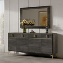 Venezia - Accent Mirror - Gray by Unique Piece Furniture