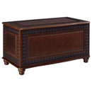 Ornate - Deep Flip Open Storage Cedar Chest With Cedar Lining - Brown by HouseOfZazla