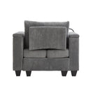 Convertible Chaise Lounge Sofa Chair With USB Ports, Cup Holders, Phone Holder And Storage by HouseOfZazla