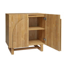 2 Door Cabinet, Suitable For Bedroom - Natural by HouseOfZazla
