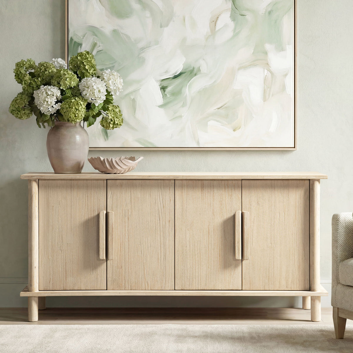 Milo - 4 Door Sideboard - Natural, photo 12 of 13