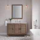 James Martin Portland 48" Single Bathroom Vanity, Whitewashed Walnut