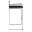 Fuji - Contemporary, Stackable Elegant Counter Stool (Set of 2) by HouseOfZazla