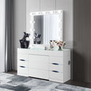 Elisa - Vanity Set With Stool And LED Bulbs by Unique Piece Furniture