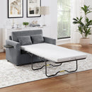 Sleeper Sofa With Foldable Mattress, USB Ports, Side Table & Storage Pocket by Unique Piece Furniture