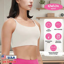 Women Sport Bras with Removable Pads, Low-Impact Square Neck by LJGDeals