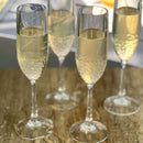 Tritan Lexington - Unbreakable Plastic Champagne Flutes, Durable Glass Alternative (Set of 4), 6Oz - Clear by HouseOfZazla