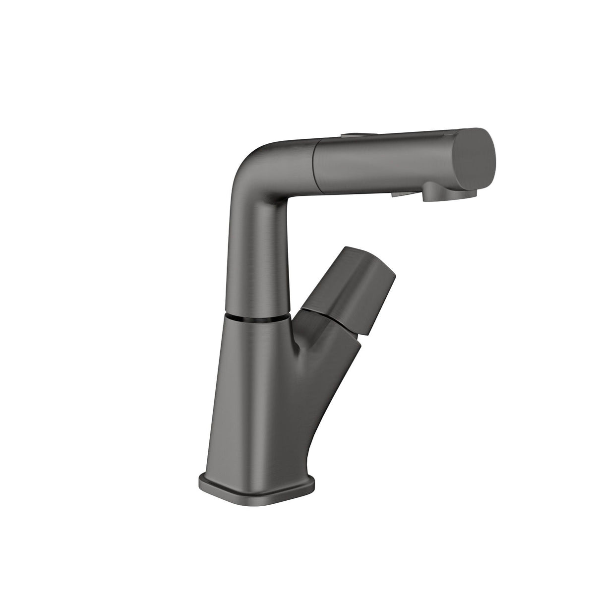 Pull Down Bathroom Sink Faucet With 3 Water Modes And Stainless Steel Construction - Gunmetal Black, photo 10 of 10
