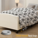 Platform Bed Frame With Tall Headboard And High Footboard by HouseOfZazla