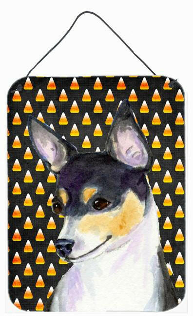 Chihuahua Candy Corn Halloween Portrait Wall or Door Hanging Prints