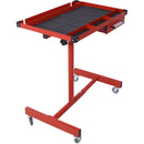 Adjustable Tear Down Work Table With Drawer For Garages, Repair Shops, And Diy, Portable, (4) 2.5" Swivel Casters, 220 Pound Capacity, Rubber Corners, Heavy Duty Steel by HouseOfZazla