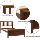 Platform Bed With Headboard, Footboard And Wood Slat Support by HouseOfZazla