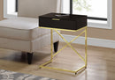 Accent Side Table with Storage Drawer, Spacious Tabletop, Contemporary Design by HouseOfZazla