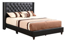 Upholstered Nailhead Trim Chic Bed by Unique Piece Furniture