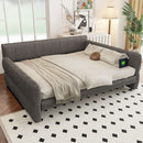 Upholstered Platform Bed With USB Charging by HouseOfZazla