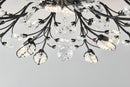15-Light Chandelier Crystal Ceiling Lamp