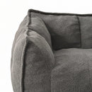 2-Seat Teddy Bean Bag Sofa