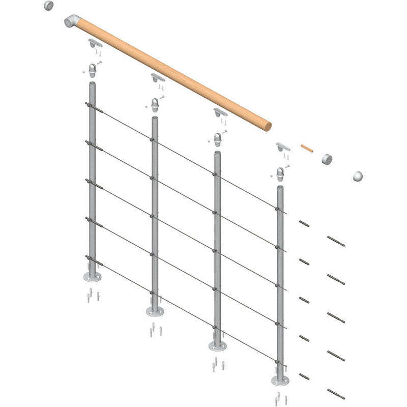ROME Staircase Railing Starter Kit
