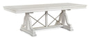 Heron Cove - Trestle Dining Table - Chalk White