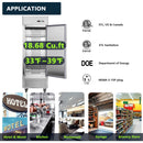27" Commercial Refrigerator with Solid Door