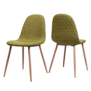 Elegant Dining Chair Set With Fabric by HouseOfZazla