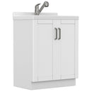 Kyle - Laundry Cabinet & Faucet And Stainless Steel Sink by Unique Piece Furniture