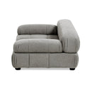 Marcel Upholstered Modern Pet Bed, Small to Medium Dog or Cat Uptown Gray Performance Velvet