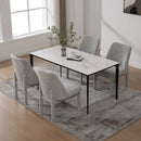 Wide Minimalist Dining Chair by Unique Piece Furniture